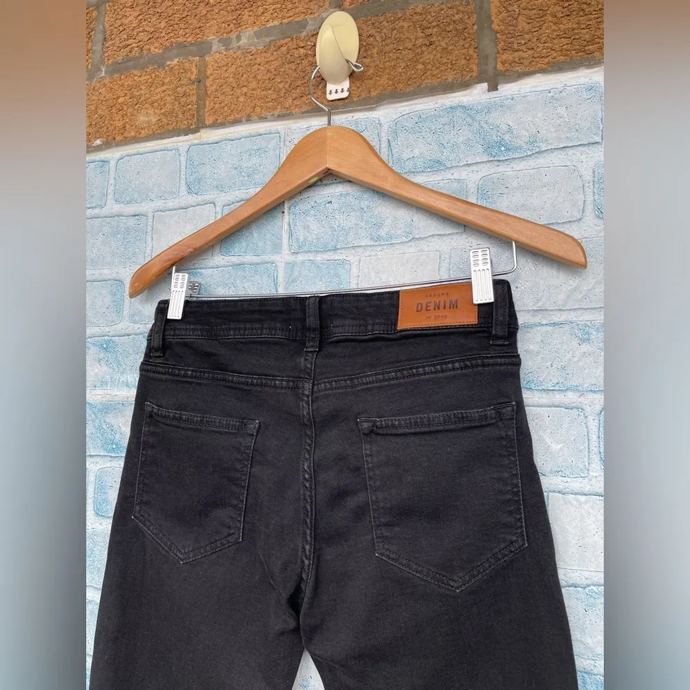Sezane black cropped jeans size 28 - Image 7