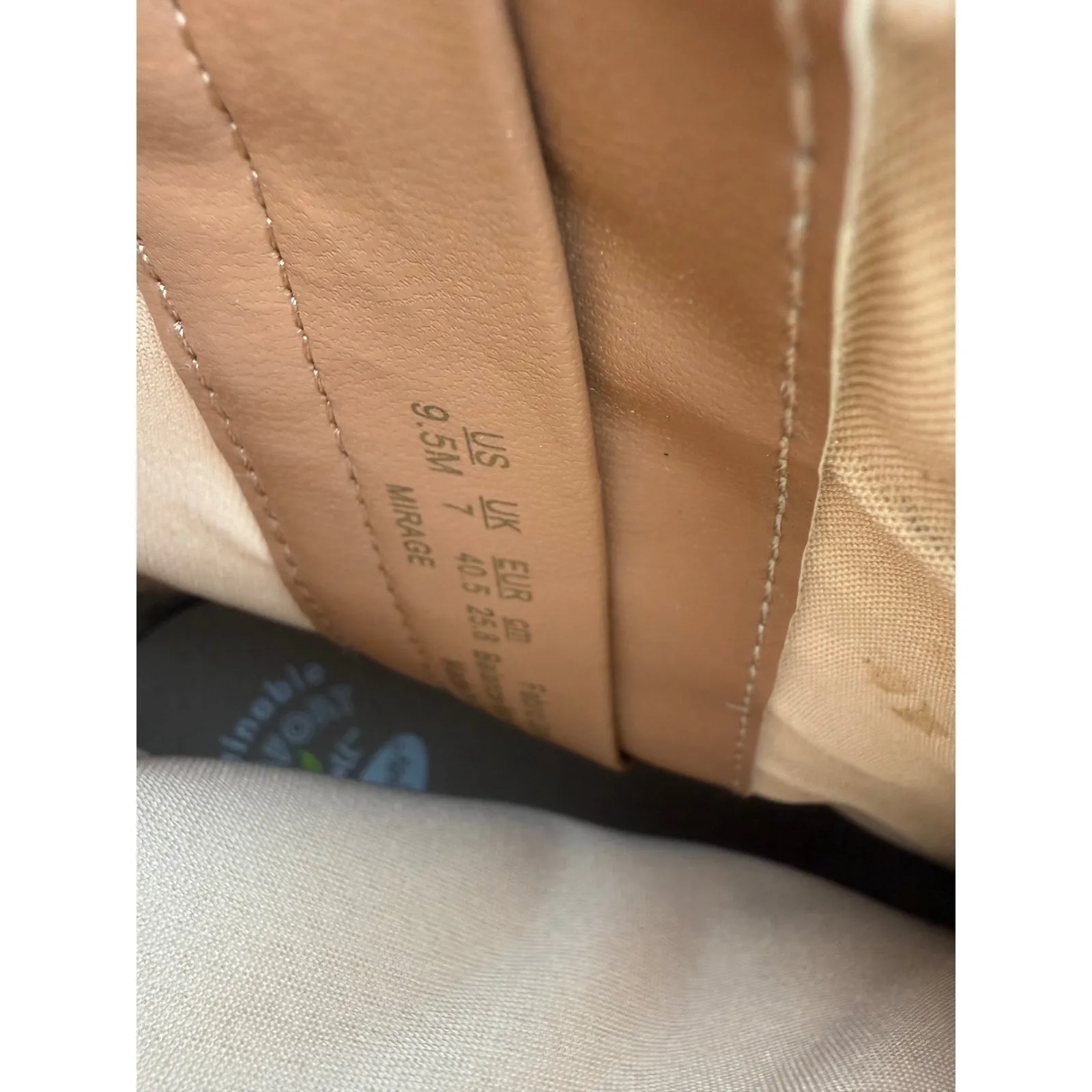 Dr. Scholl's Mirage faux suede ankle booties wedge heel Brown size 9.5 Womens - Image 6