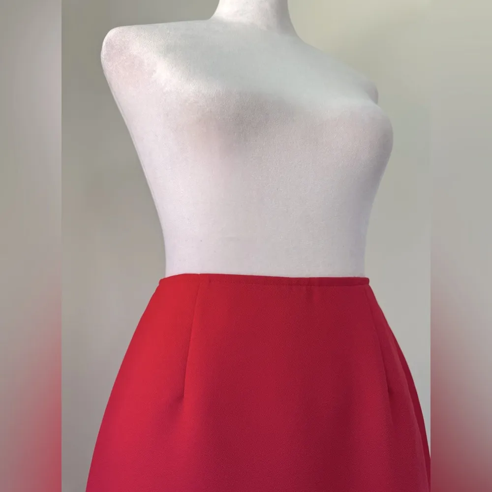 XOXO Solid Red A-Line Mini Skirt - Image 6