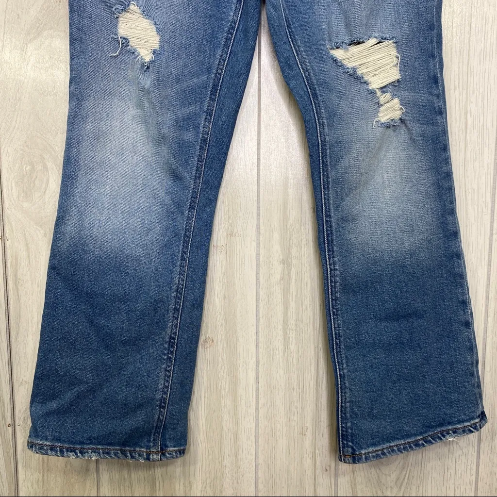 J. Crew 9” Billie Demi Boot Crop Jeans in Christy Wash size 26 BA622 - Image 4
