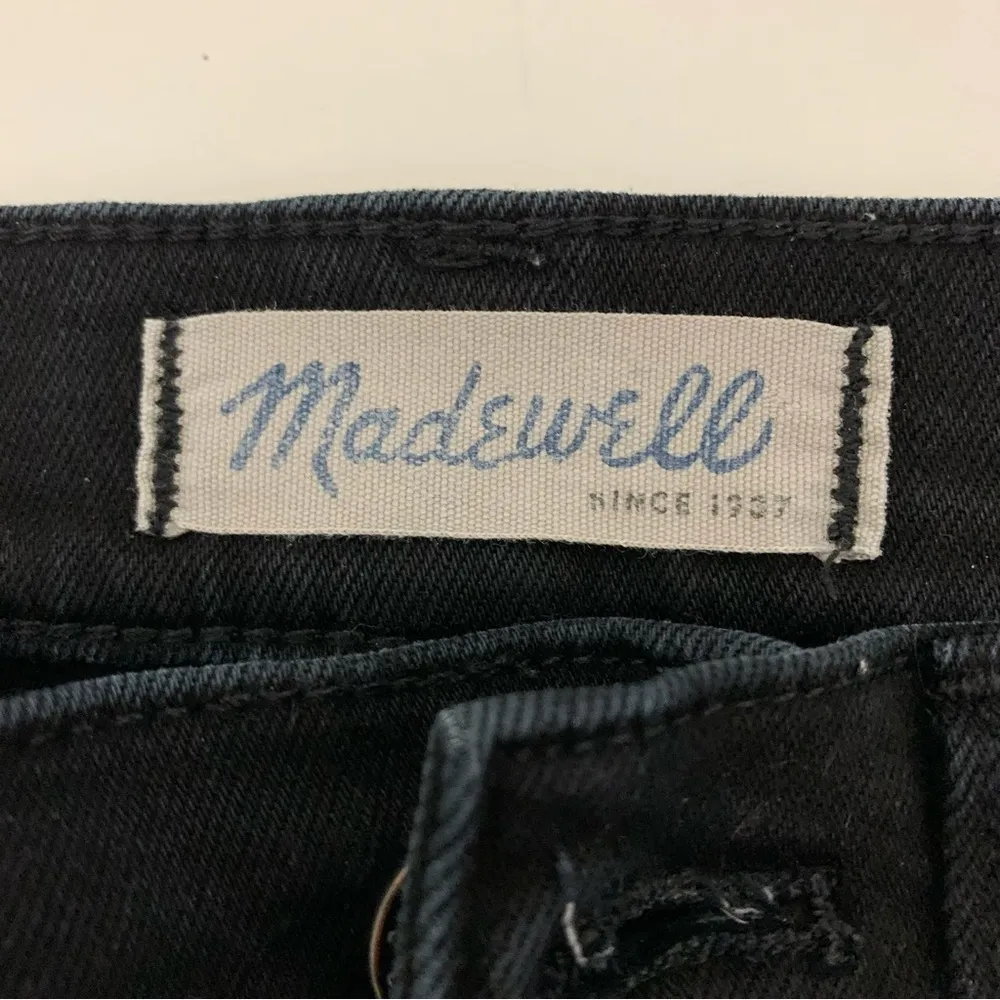 Madewell 10” High Riser Skinny Skinny Distressed Raw Hem Jeans Size 25 - Image 2