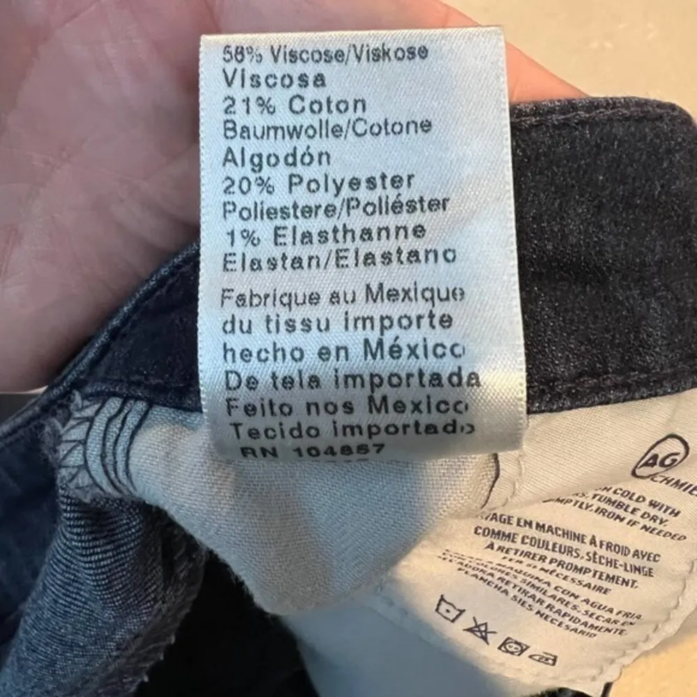 AG Adriano Goldschmied high rise farrah skinny ankle dark wash jeans size 28 R - Image 10