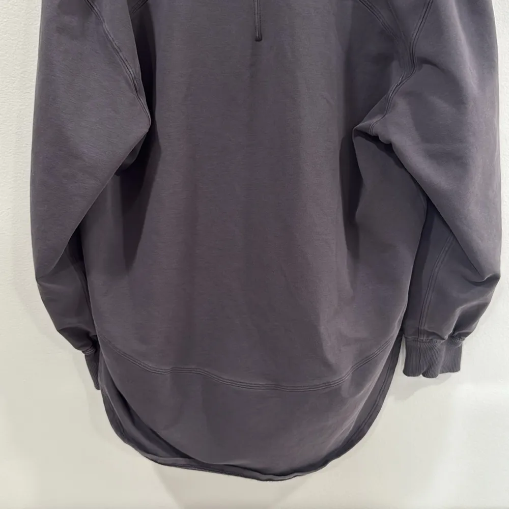 Lululemon LA Oversized Long Sleeve Tunic Dark Grey EUC - Image 10