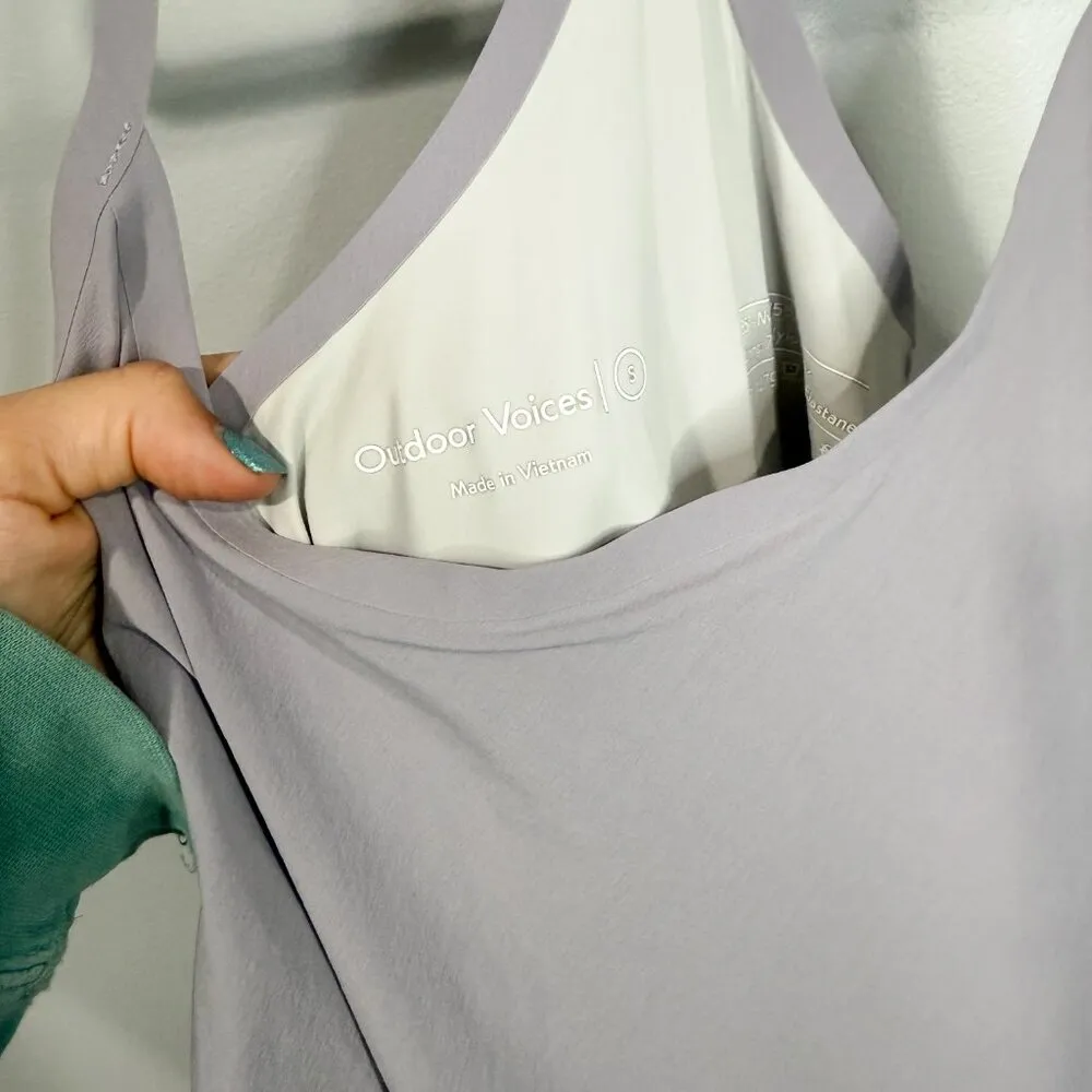 Outdoor Voices The Exercise Dress Lavender Sporty Active Tennis Prep size M - Image 3