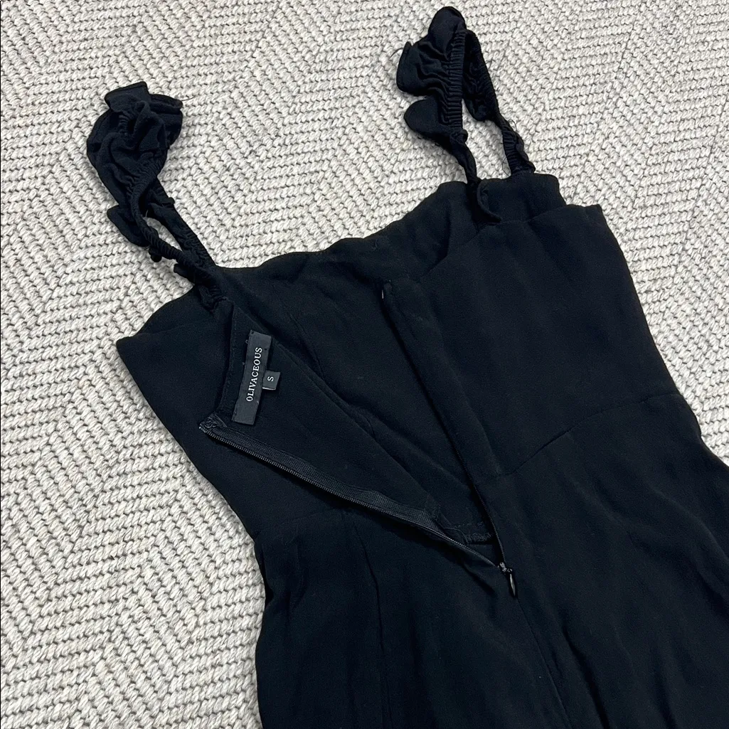 Olivaceous Black Wide-Leg Jumpsuit - Image 8