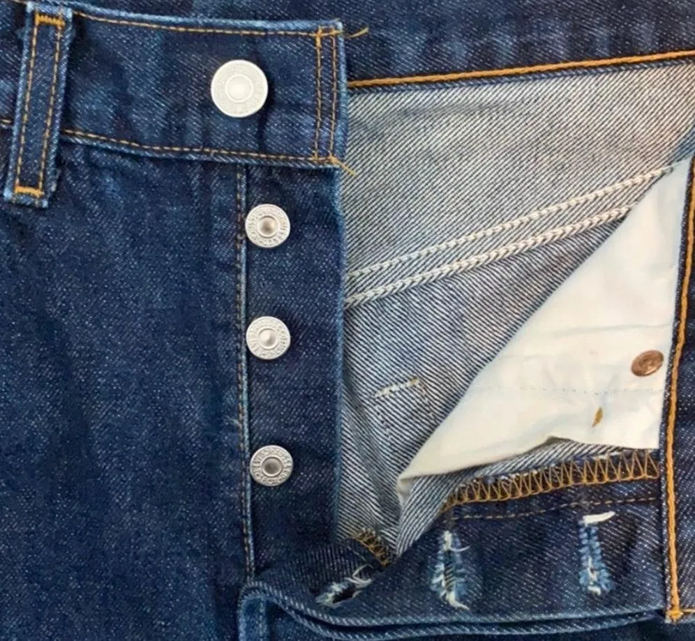 Vintage Cut Off Denim Shorts - Image 4