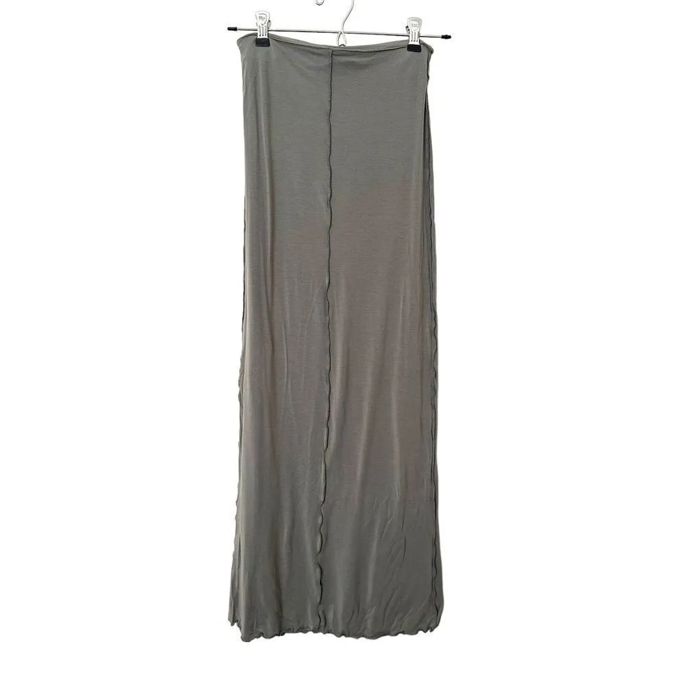 THE LINE BY K Vana Maxi‎ Skirt in Army Green Sz XS - Image 3