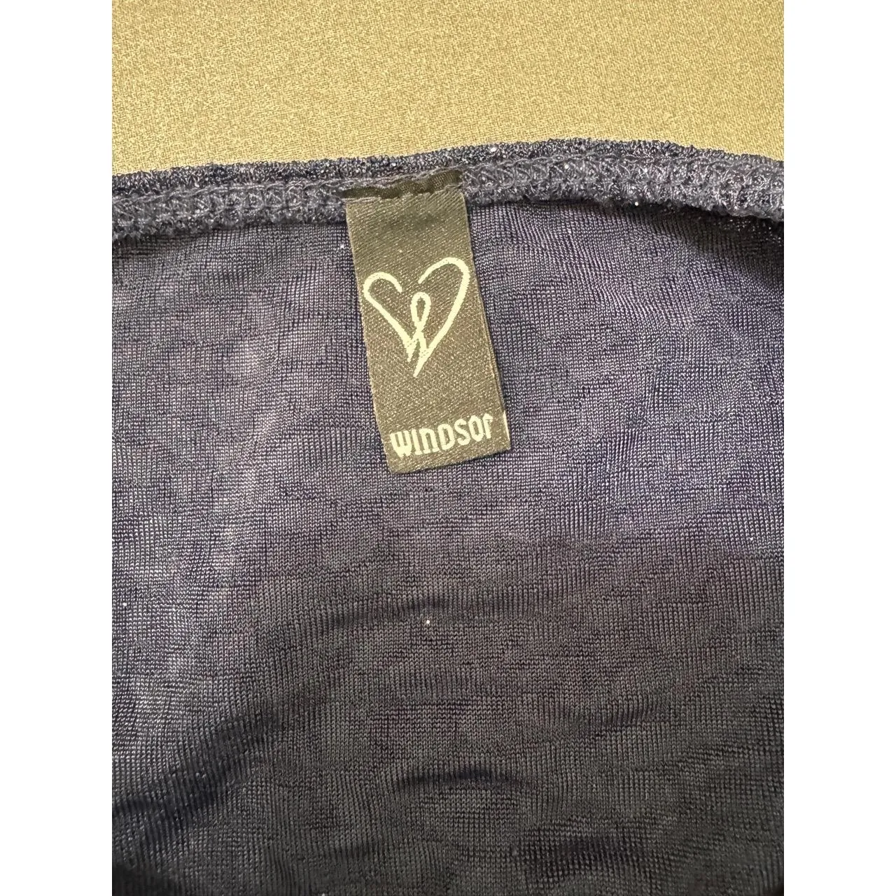 Windsor Navy Glitter Cutout‎ Bodycon Mini Dress S - Image 4