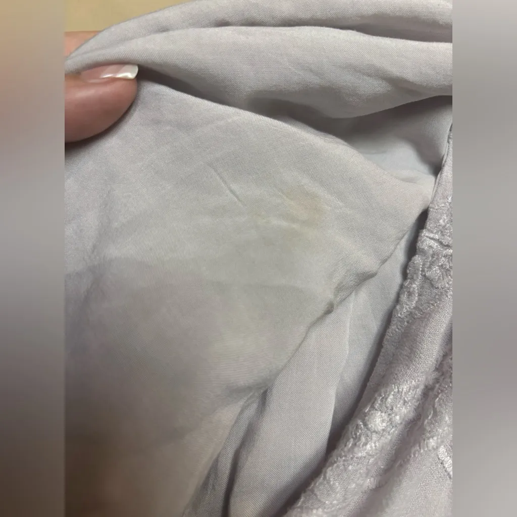 ASTR The Label Purple Lavender Embroidered Short Sleeve Wrap Dress Size Medium - Image 16