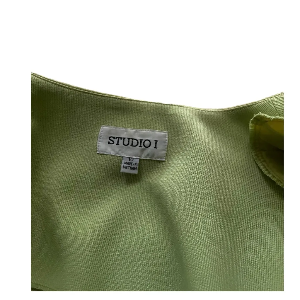 Studio I vintage dress and jacket set. Size 10. Black - Image 9