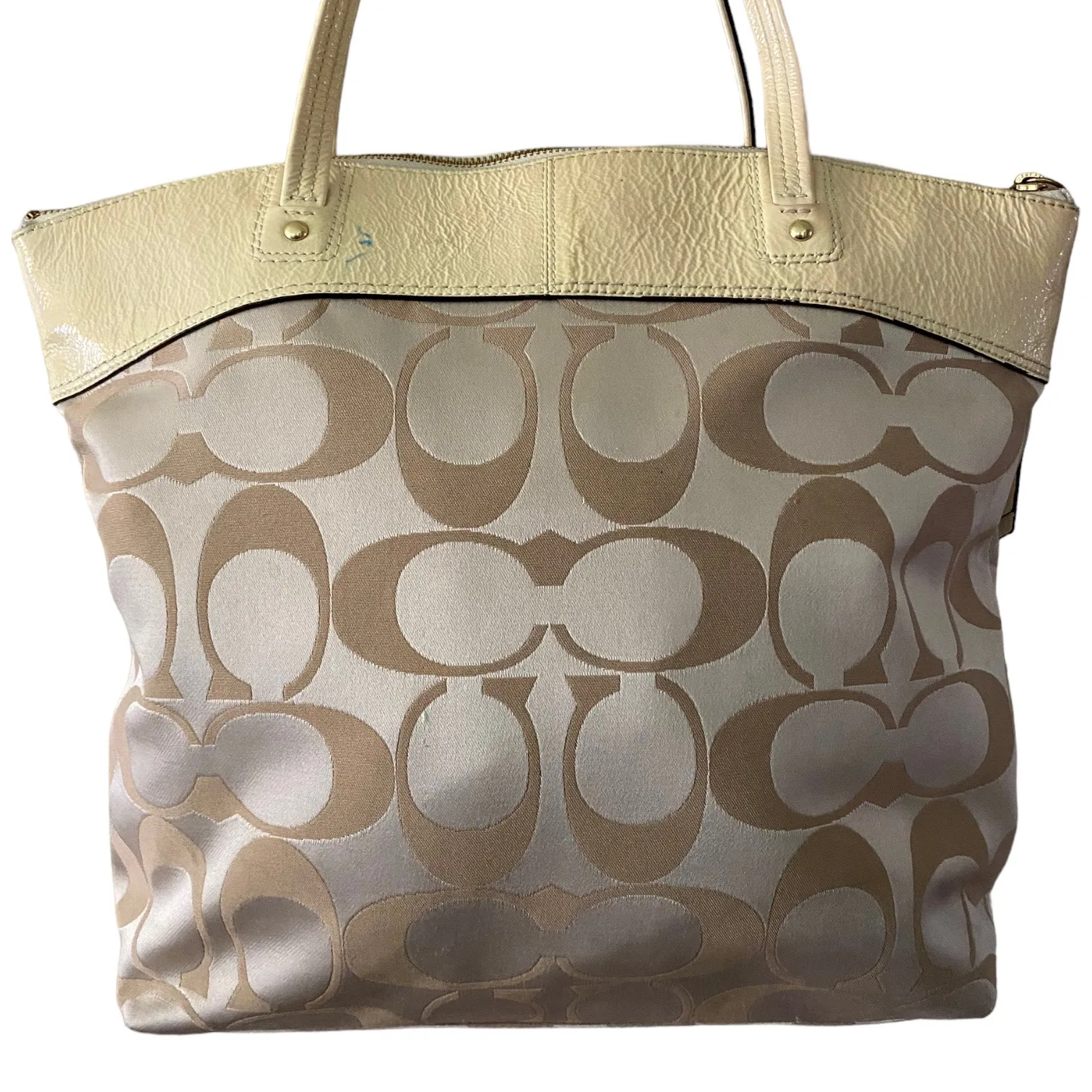 Coach Signature CC Laura Purse Tote F18335 - Image 4