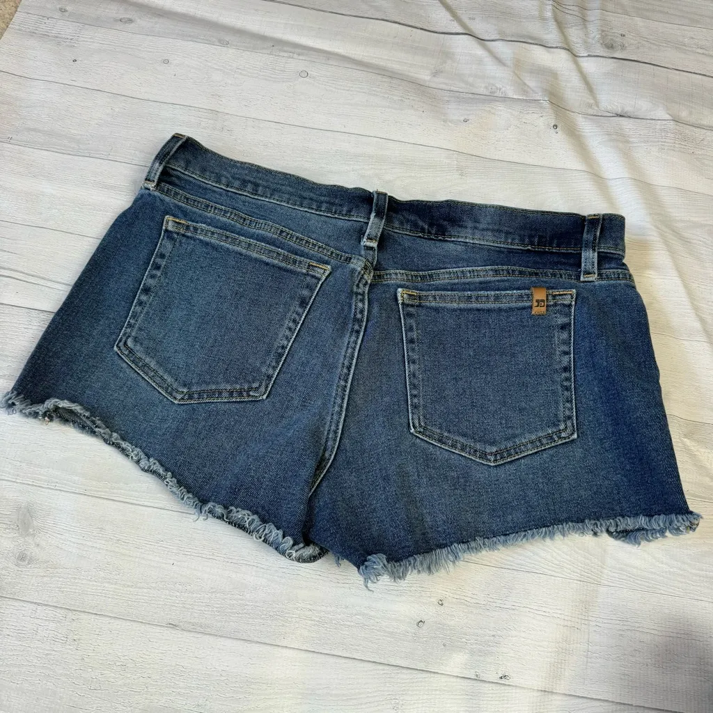 Joe’s Jeans Andreea Frayed Cut-Off Jean Shorts in Lydia Wash Blue Size 31 - Image 3
