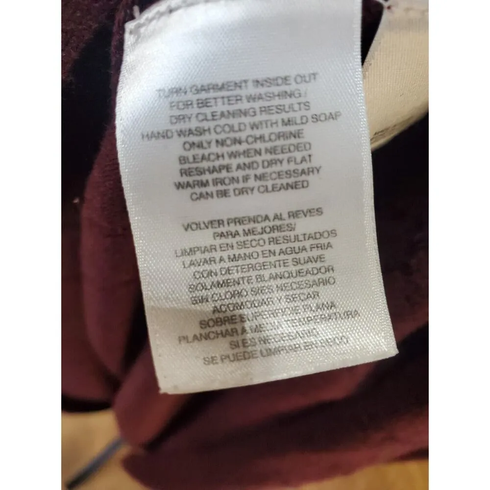 Kasper Women's Maroon Acrylic Long Sleeve V - Image 9