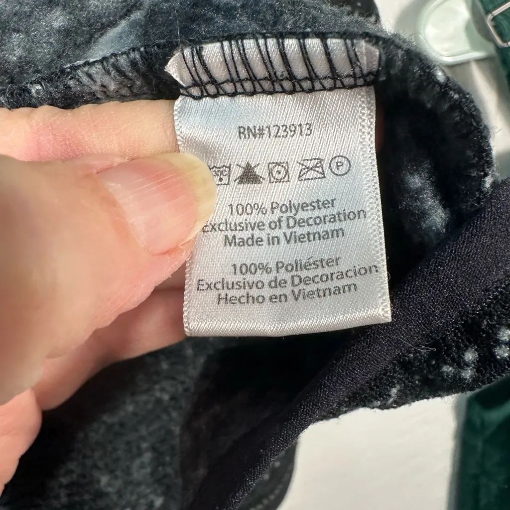 Jachs Cabin Collection Black Women Fleece Pullover Sweater Size Large EUC - Image 9