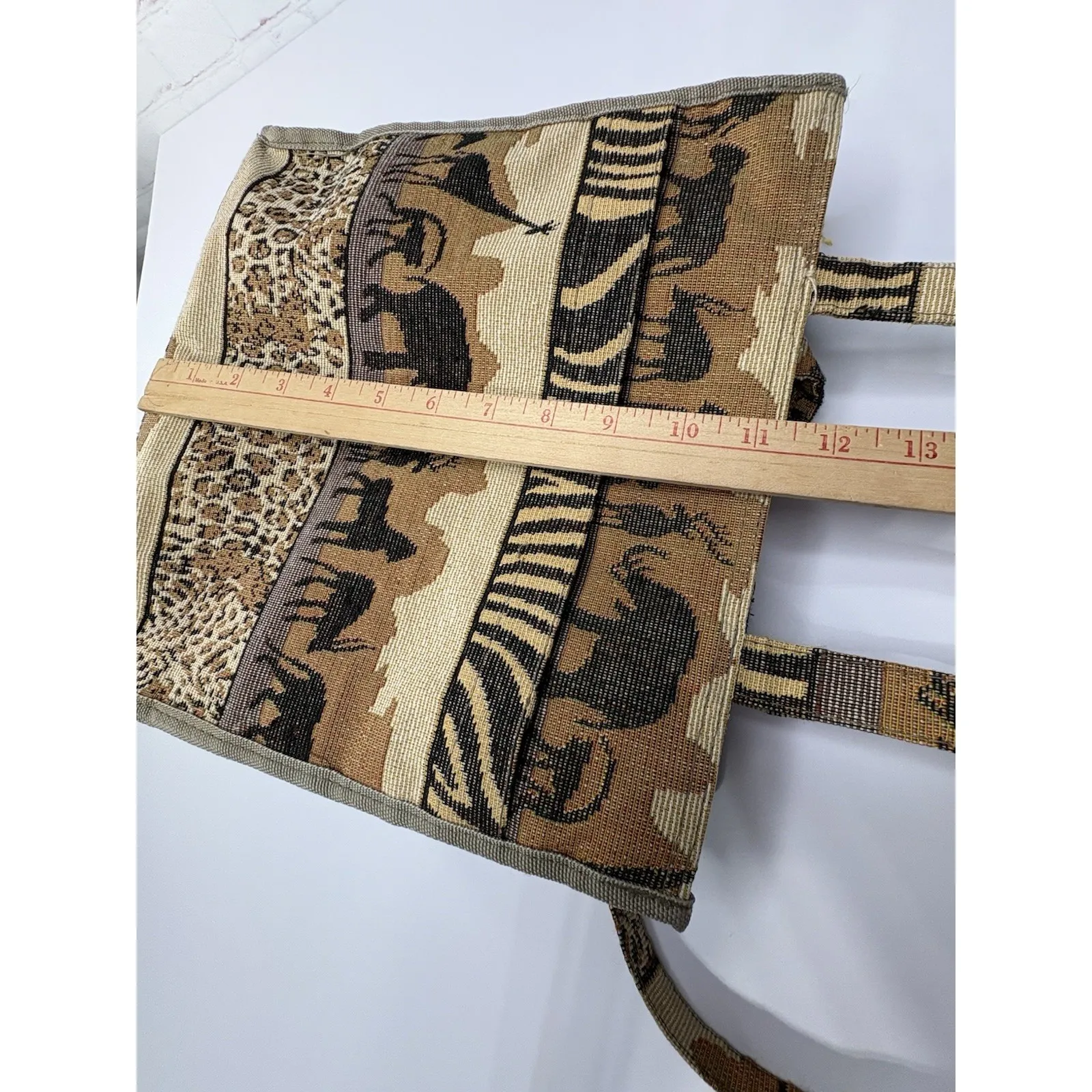 Jade Tapestry Shoulder Tote Bag Safari Animal Print Africa Wildlife Zebra Giraff - Image 11