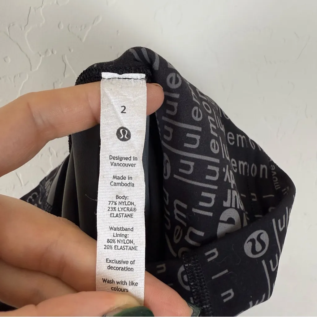 Lululemon Wunder Train High-Rise Crop 23" Lululemon Ombre Black Multi - Image 10