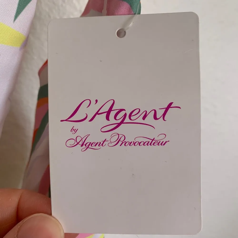 NWT L'agent by Agent Provacateur Tayler One PIece Swimsuit in Tropical White - Image 13