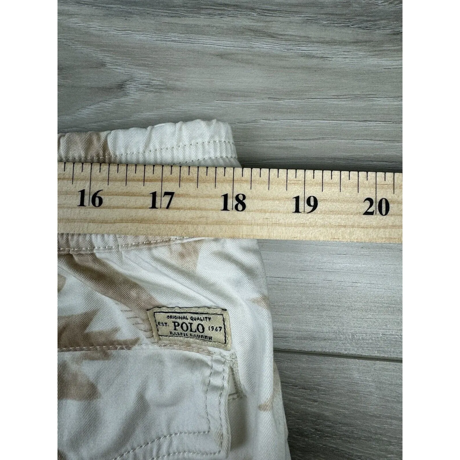 Polo‎ Ralph Lauren Supreme Touch Chino Ankle Cargo Pants Aztec Navajo Print Sz L - Image 5