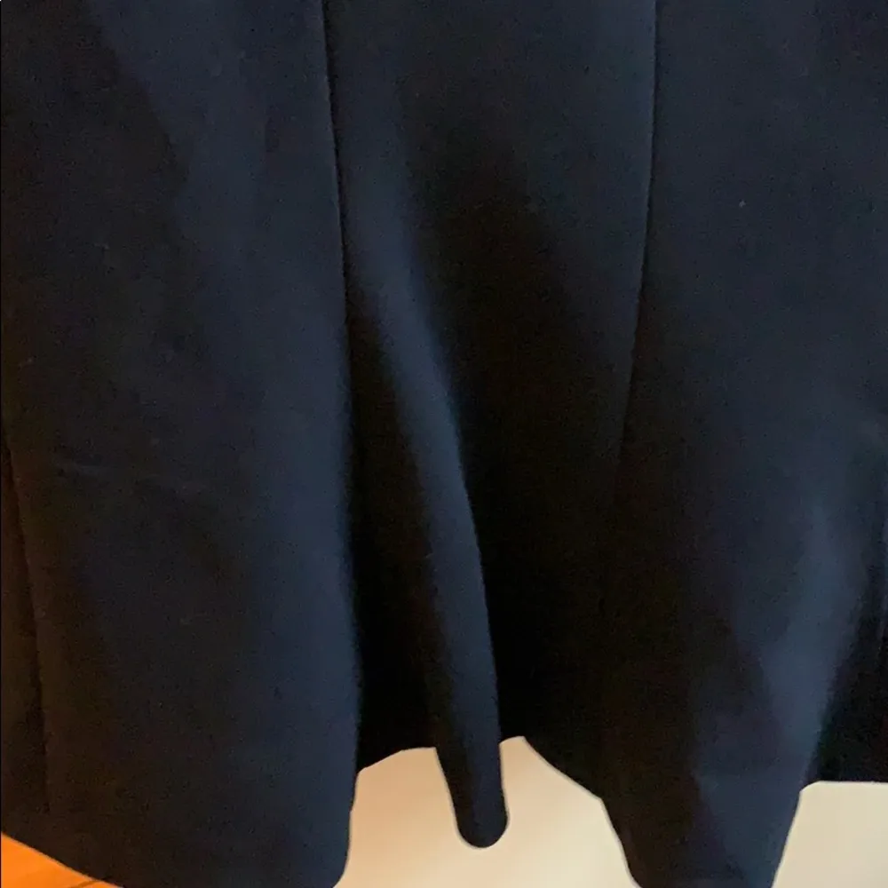 Ann Taylor Black Lined Tulip Flutter Skirt Size 0 - Image 2