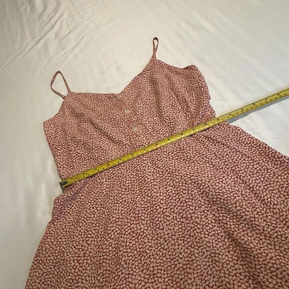 Gap Floral Pink Patterned Dress Sz 4 Women’s Fit & Flare - Image 6