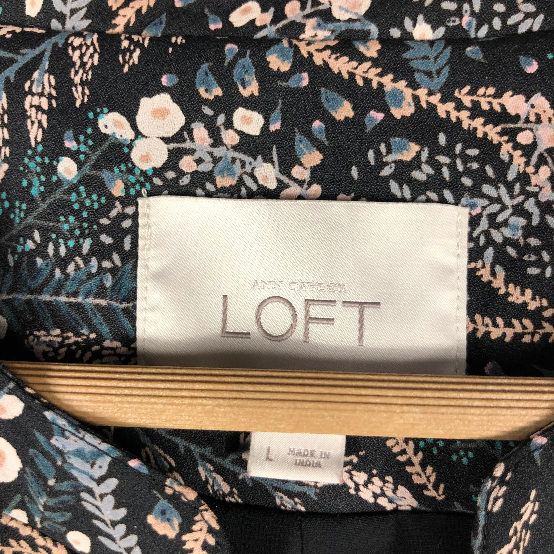 Ann Taylor Loft Floral Bomber Jacket - Image 6