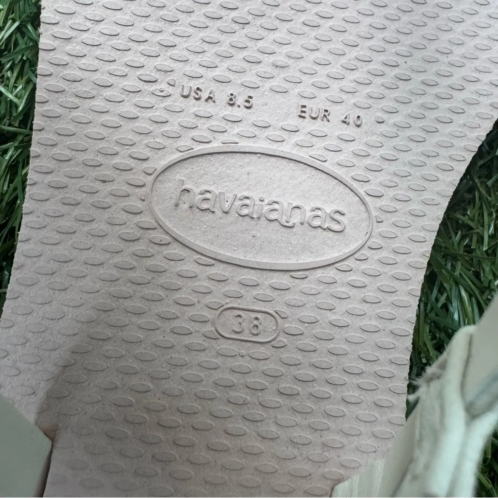 New Havaianas Women's You Rio Sandals Purple Ivory Size 8.5 - Image 9