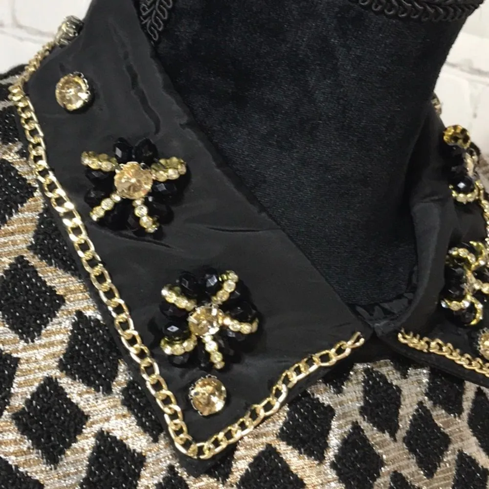 Elegant Classy Cocktail Dress Medium Stunning Timeless Black - Image 9