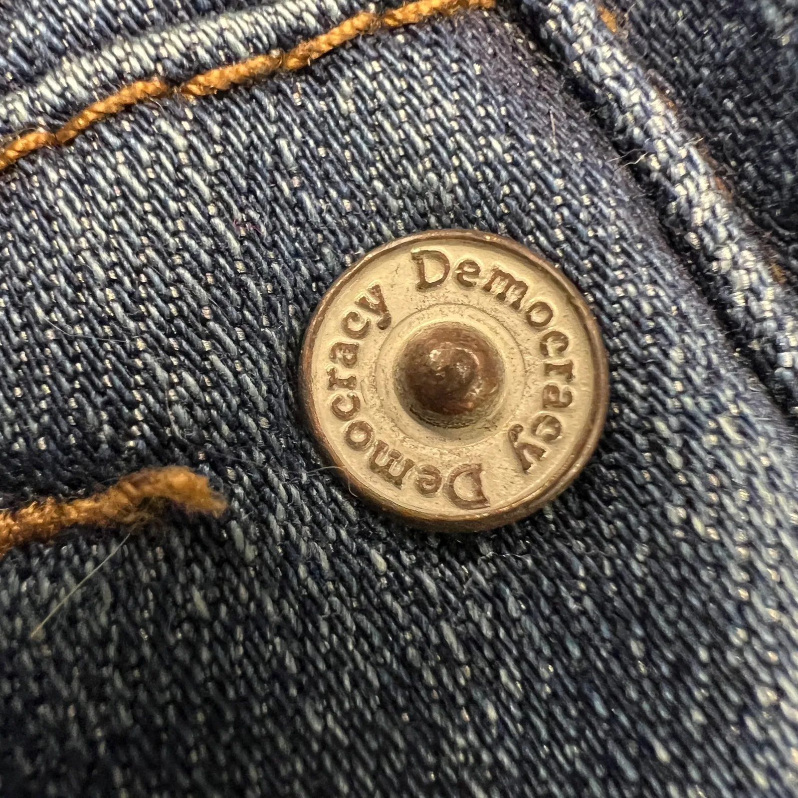 Democracy "Ab"Technology Slim Dark Wash Mid Rise Tummy Control Jeans Size 4 - Image 8