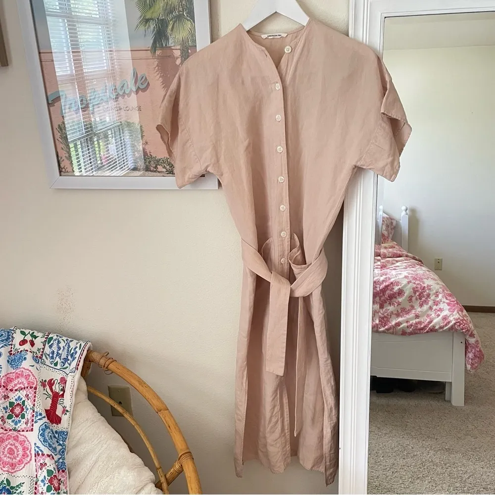 Emerson Fry Desert Dress Pink Size XS - Image 4