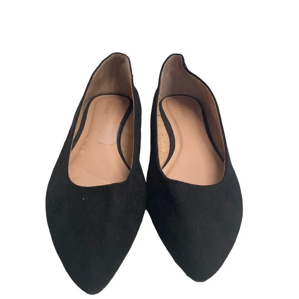 OLD NAVY Black Jack Women’s Pointy Ballet‎ Slip On Shoes Size 10 - Image 2