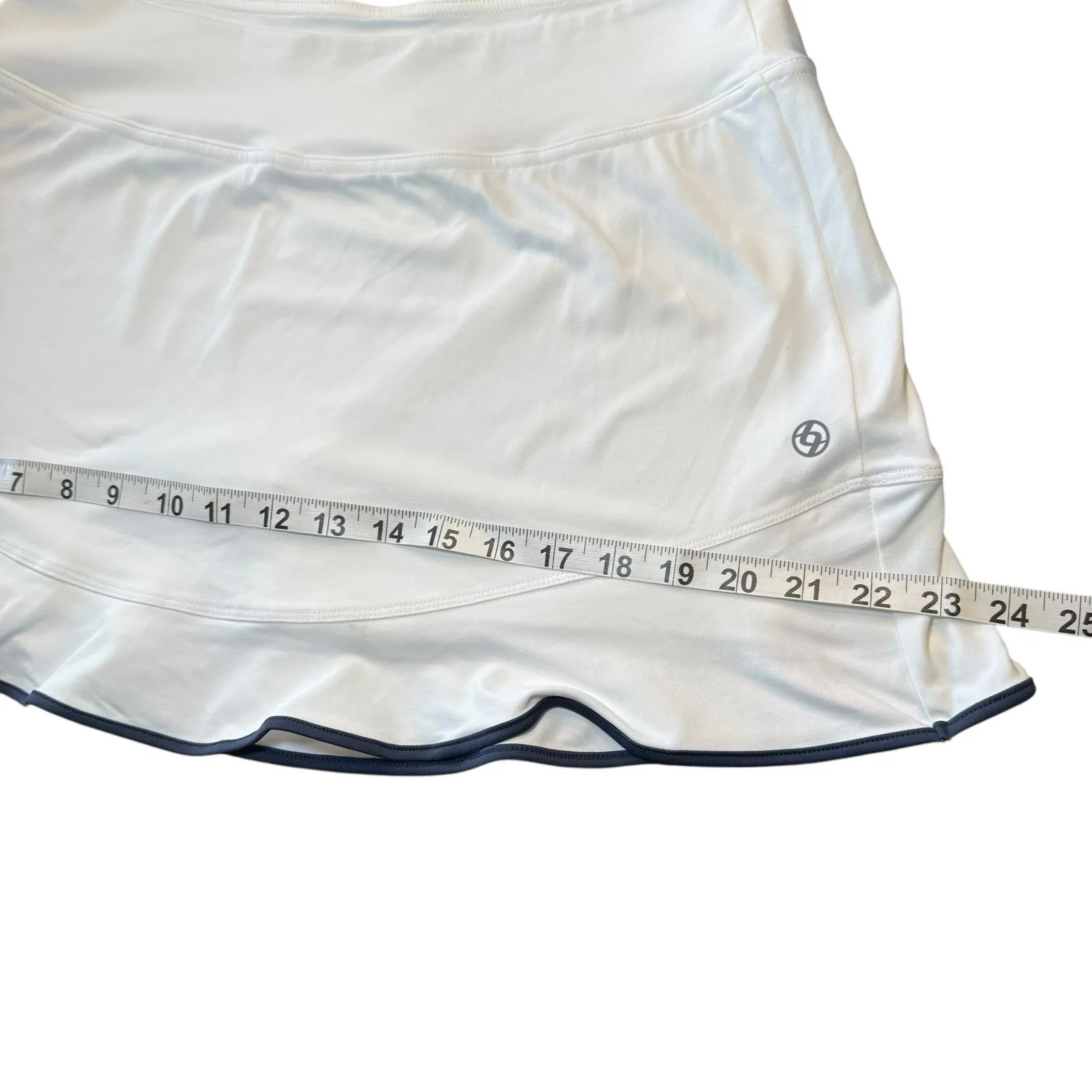 LIJA White Elite Axel Pickleball Tennis Golf Skort MSRP $110 Large Size 12 - Image 5