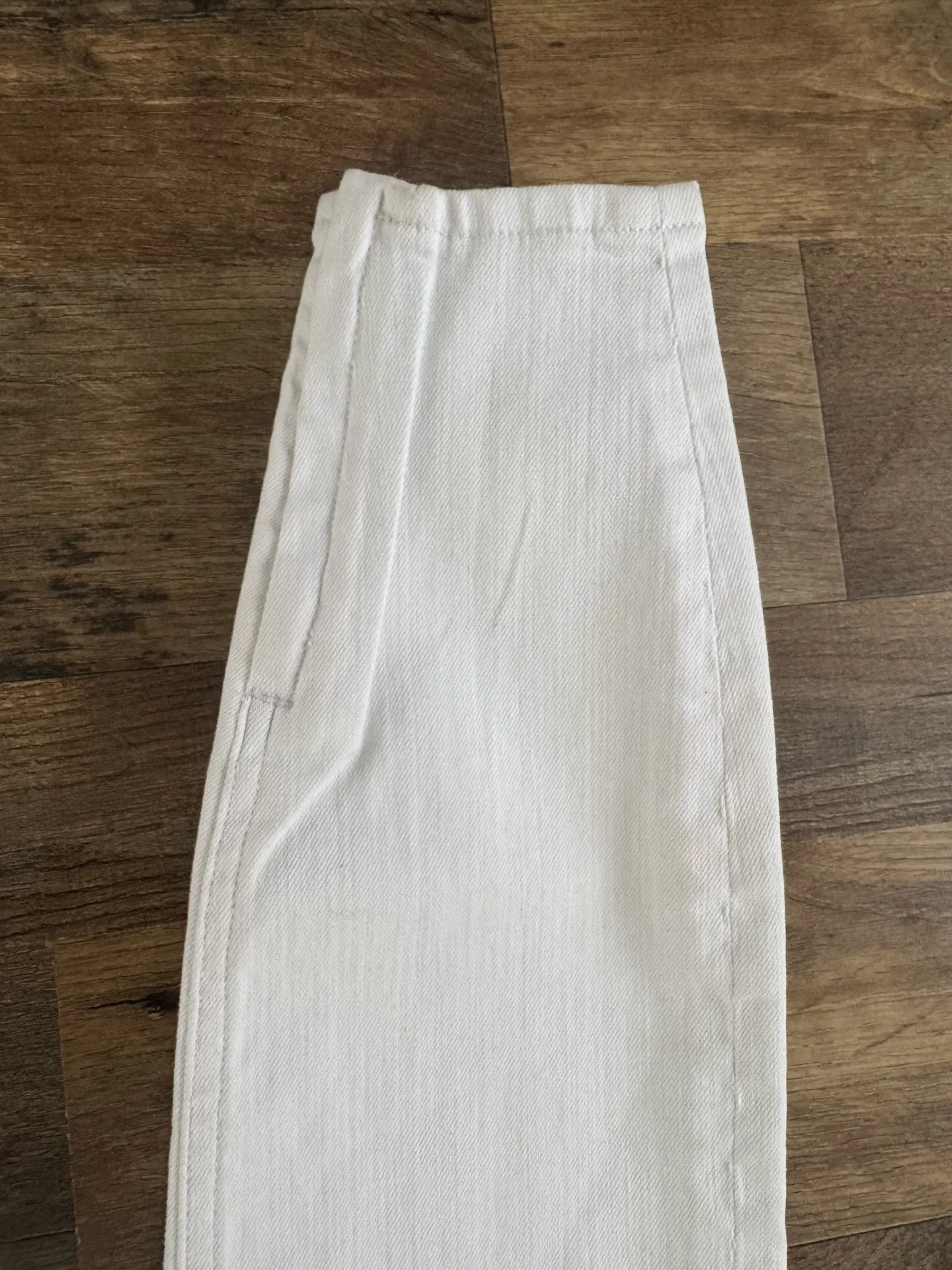 NWOT Pistola Distressed Skinny White Jeans with Ankle Zippers - Image 4