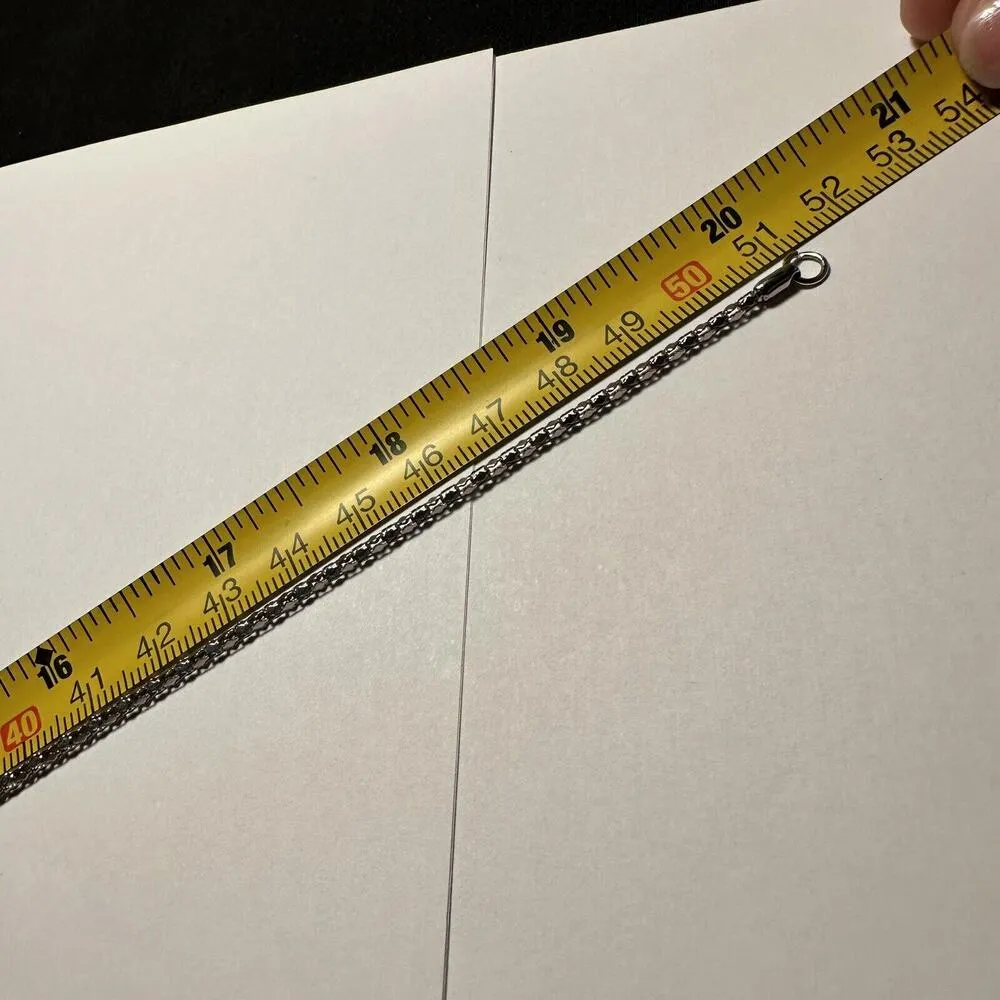 Hummingbird Copper Tone Metal  Bird Pendant Silver Tone 20 Inch Chain Necklace - Image 9