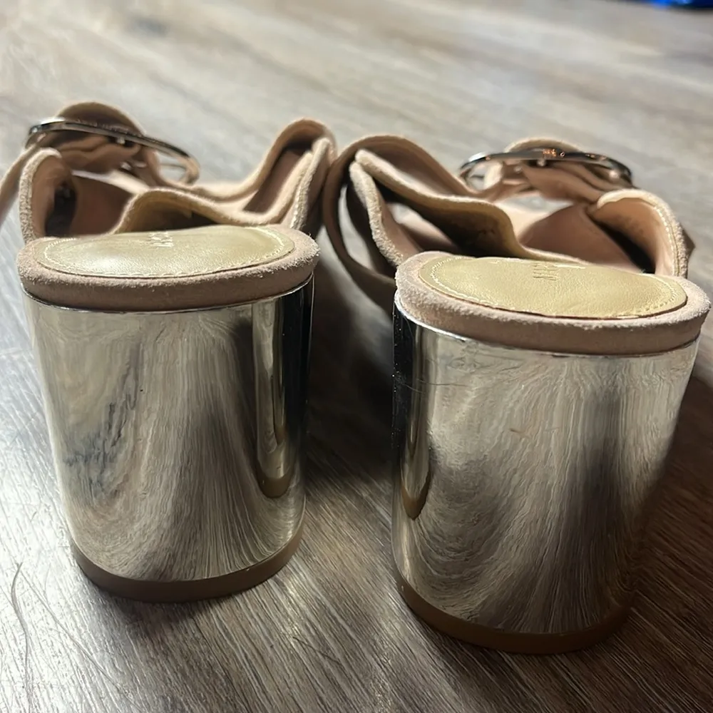 Marc Fisher Tan Suede Women's Mules - Image 9