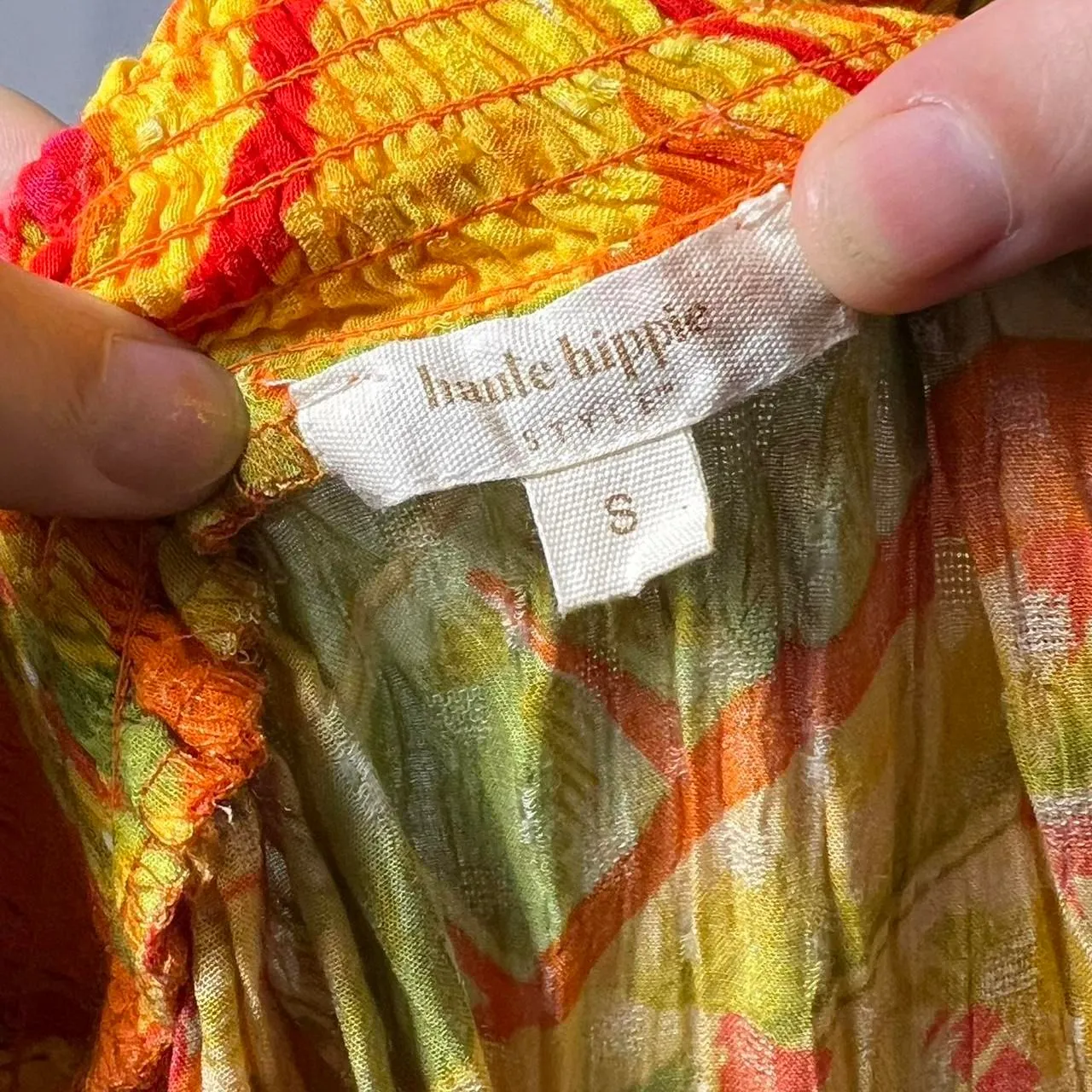 Haute Hippie Women's Tropical Floral Maxi Skirt size small boho bohemian trendy - Image 7