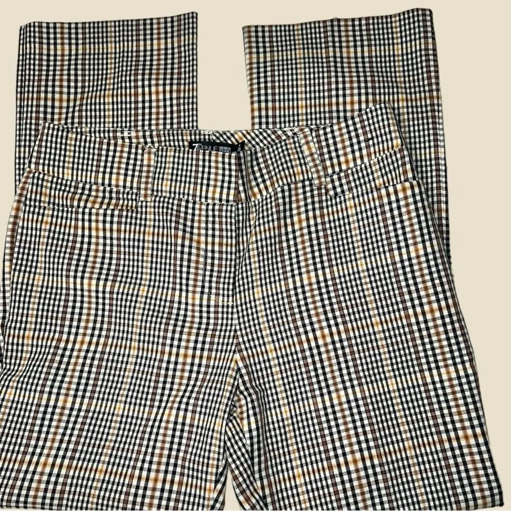 7th avenue cute plaid slacks. New Black Size undefined - Image 5