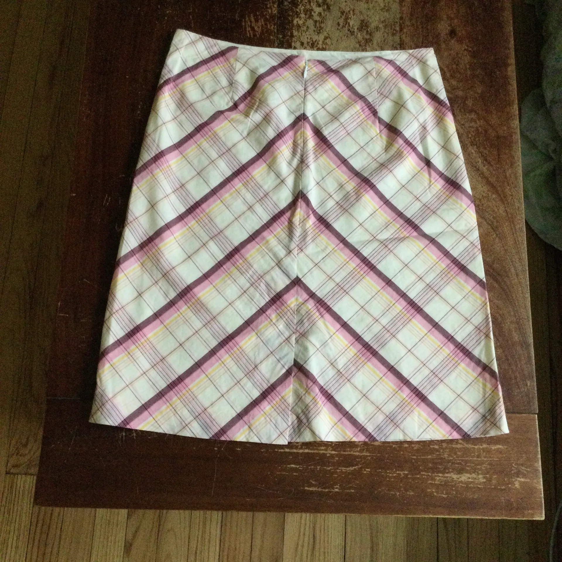 Vintage Plaid A-Line Skirt - Sz 2 - Image 2