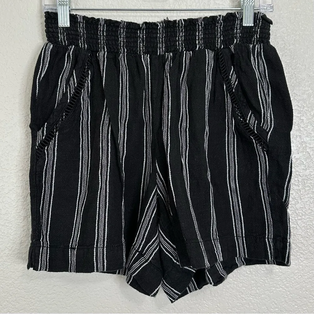 BRIGGS BUNDLE (3) Linen Blend Boho Summer Shorts, Sz Medium - Image 2