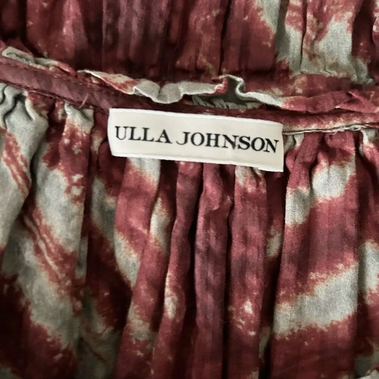 Ulla Johnson Naiara Mini Long Sleeve Dress Canyon Cotton Blend Size 4 - Image 5