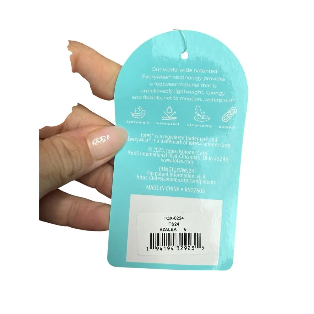 Totes Puffy Platform Slide Sandals Women 6 Magenta Pink Waterproof Pool Beach - Image 7