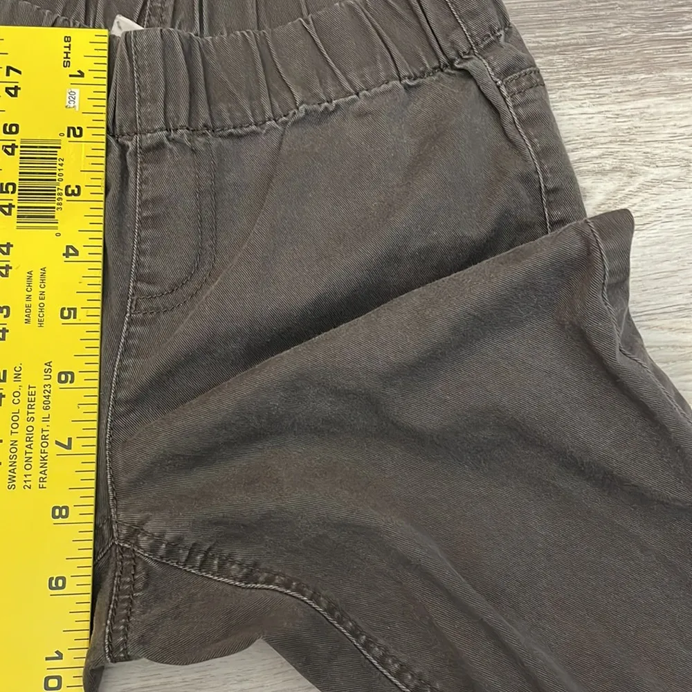 Espirit Chocolate Brown Pull On Elastic Waist Pants Size 2 - Image 9