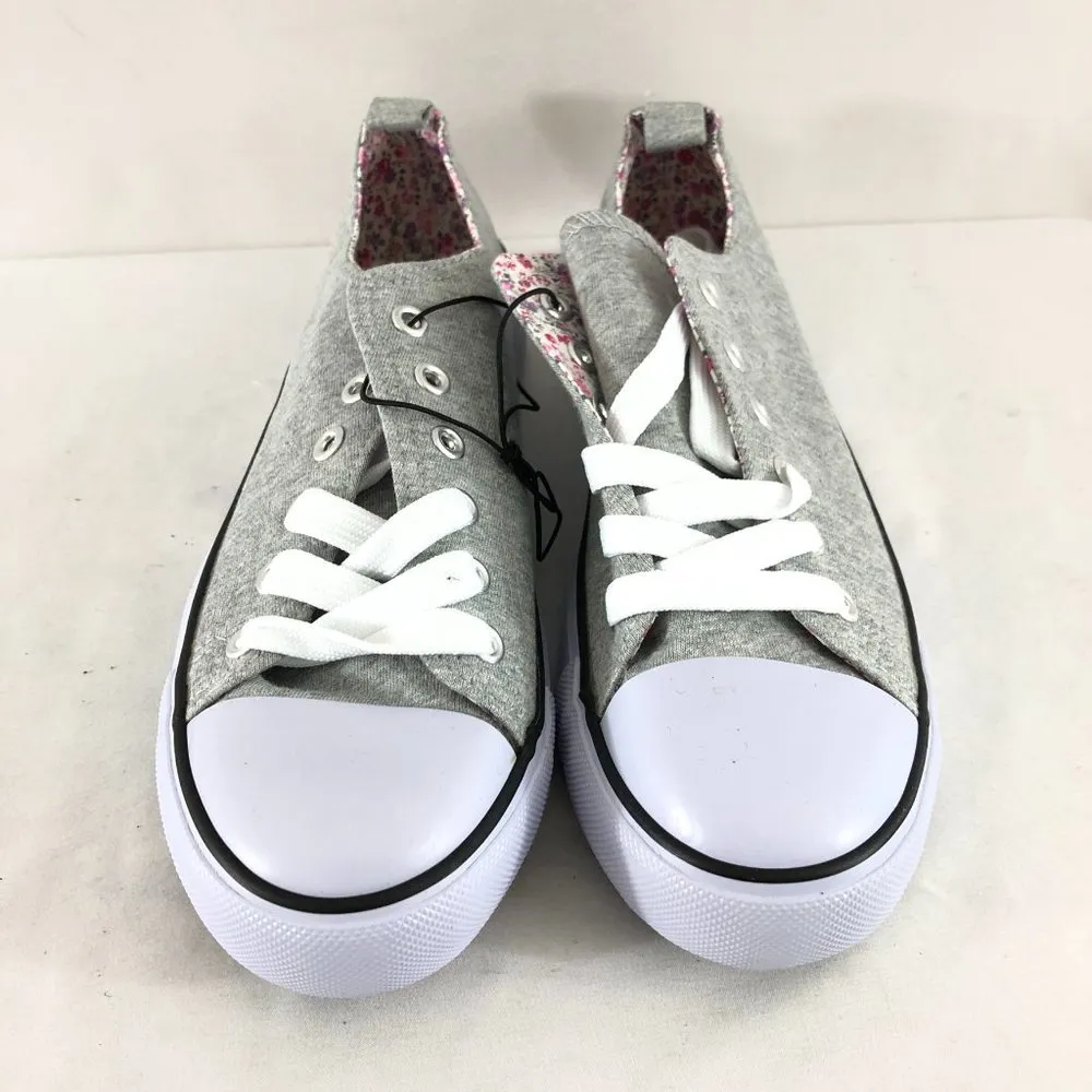 Twisted Womens Low Top Fabric Sneakers Lace Up 7 - Image 2