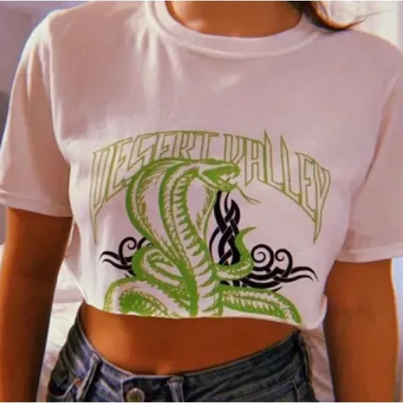 Pretty Little Thing Snake Crop Top - Image 3