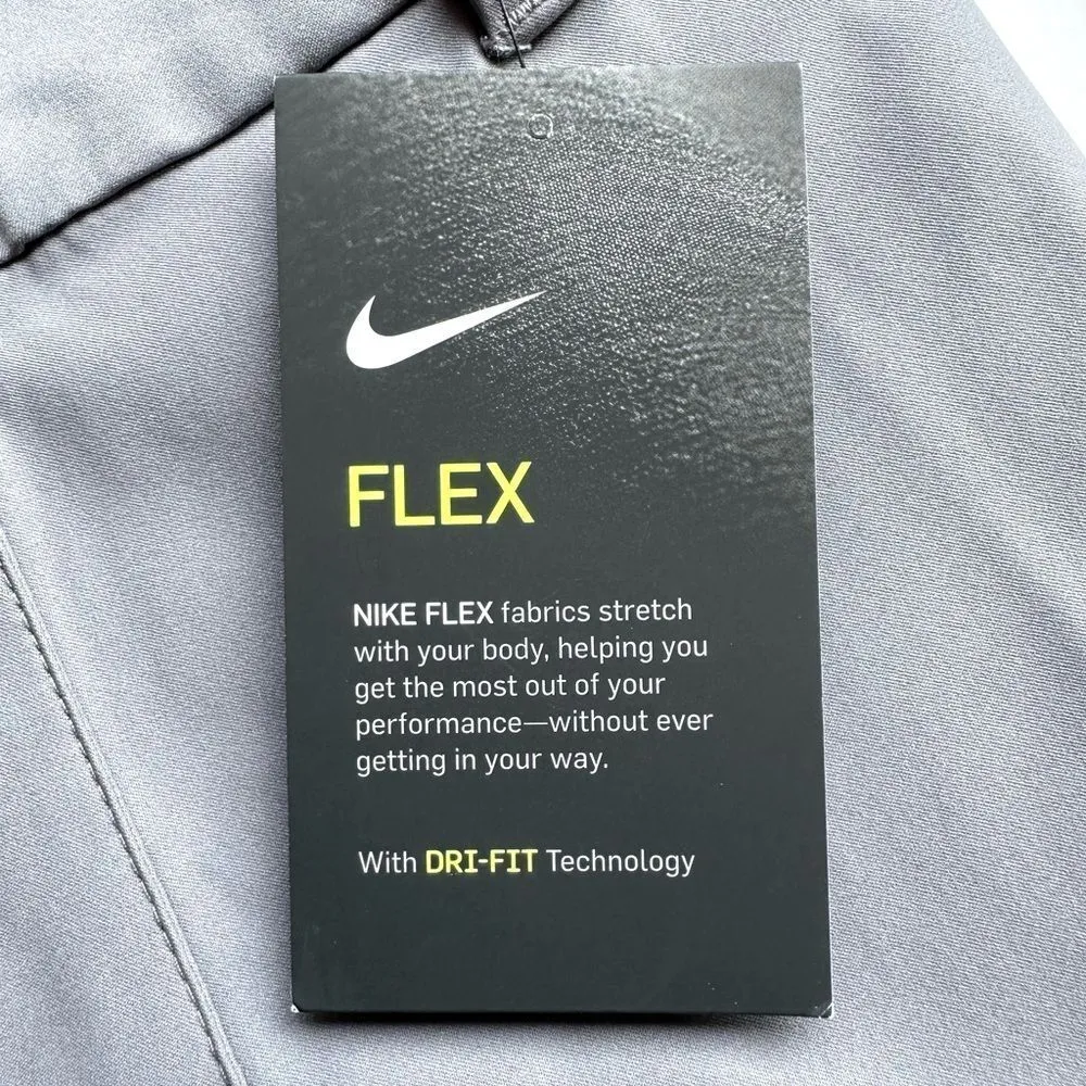 🆕Nike Dri-Fit Flex Gray Activewear Stretch Golf Shorts - Image 9