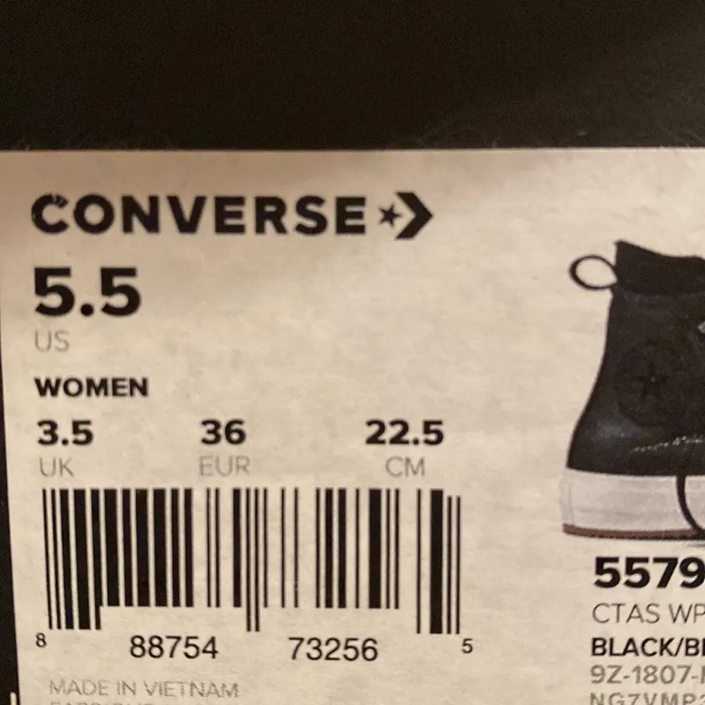 LEATHER CONVERSE CTAS HIGH TOP BRAND NEW - Image 16