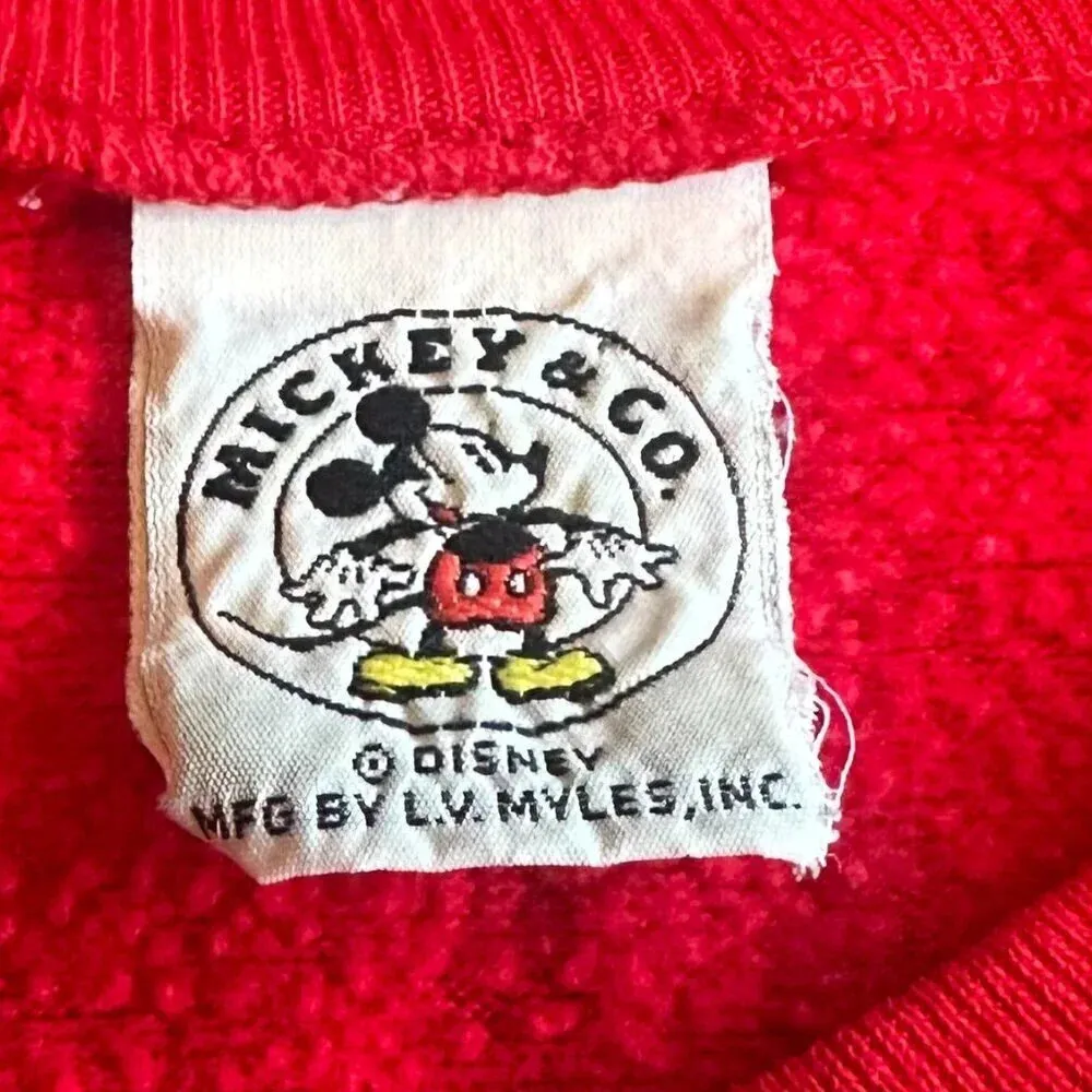 Disney Mickey & Co Vintage Mouse Sweater Dress Cozy Character Size Medium Womens - Image 9