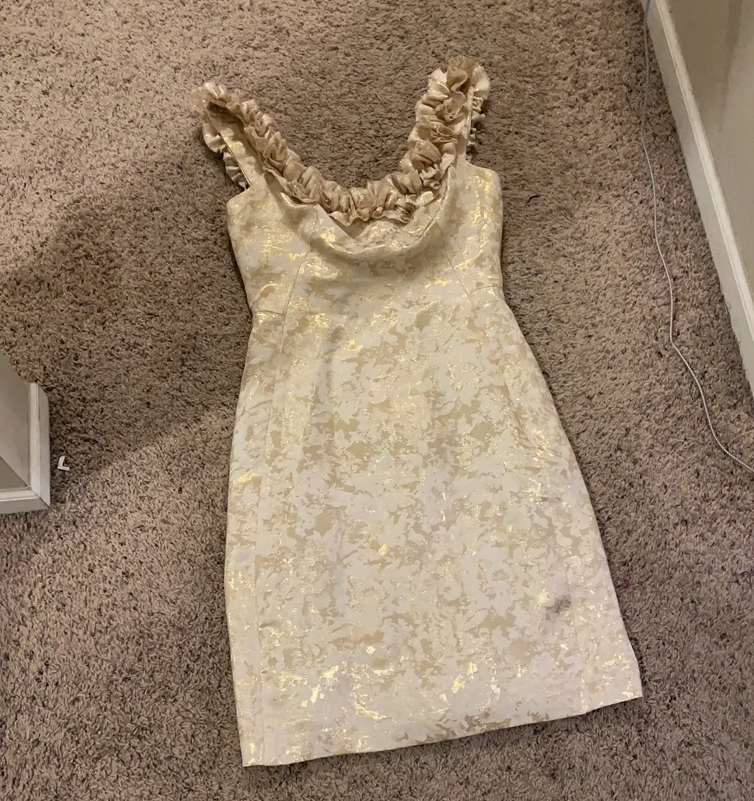 Bold Floral Print Shift Dress - Image 3