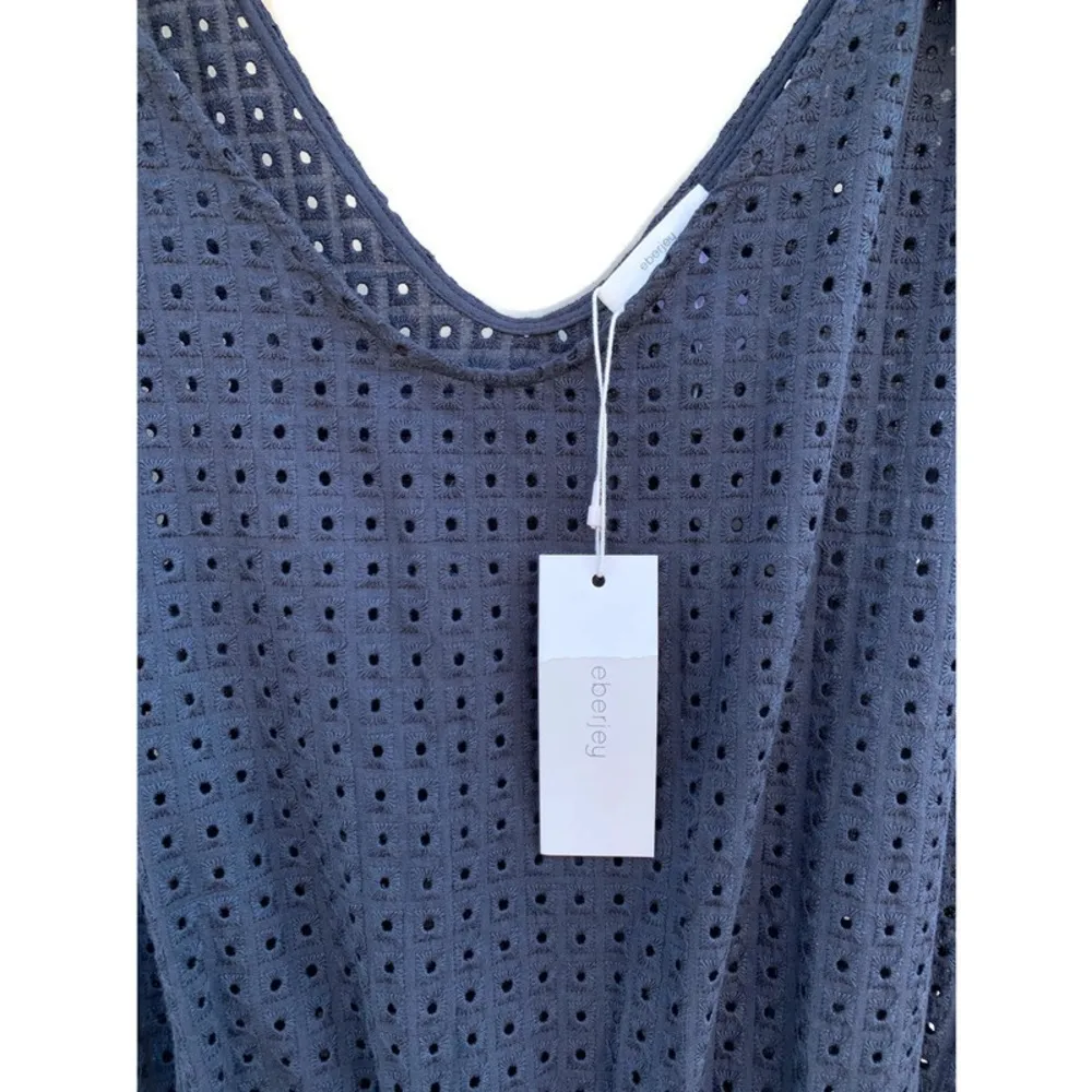 Eberjay Portola Danya Blue Eyelet Romper NWT - Image 5