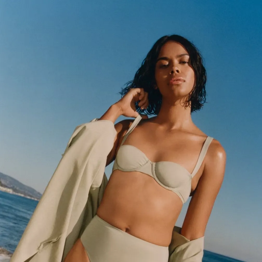 Primark sage Green Bikini Top - Image 2