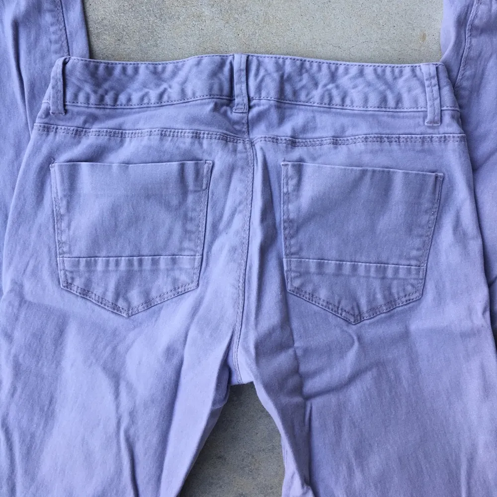 Light Purple Glitter Vanilla Star Skinny Jeans - Image 5